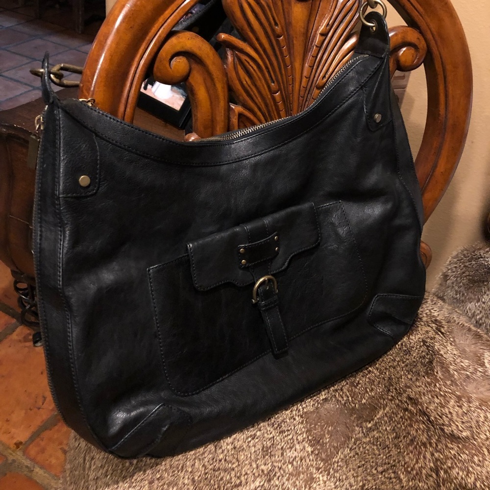 A.B.S. Black hobo handbag